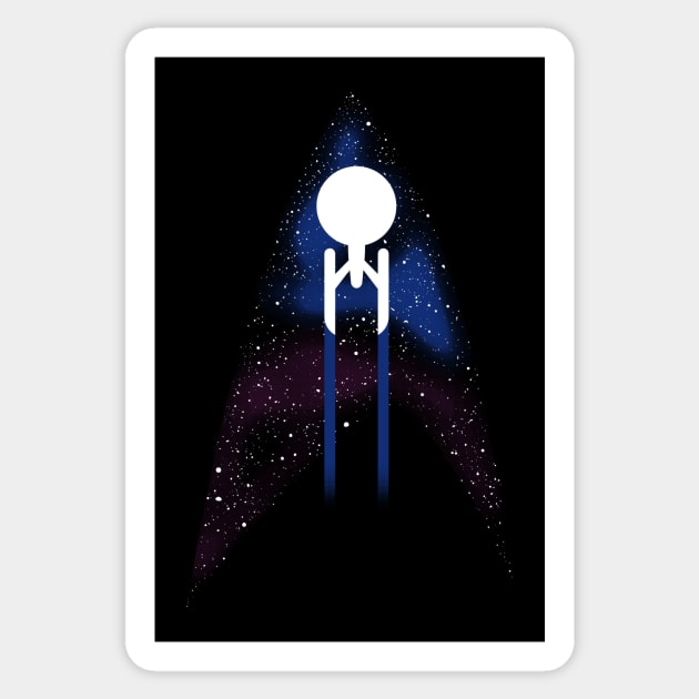 into the deep space Sticker by MKZ